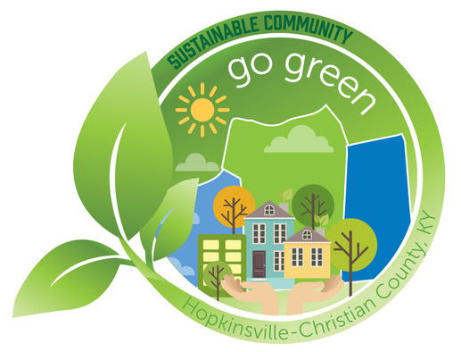 Go Green logo Christian County